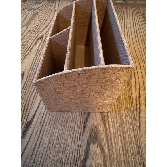 CORK 4 Compartment Desk Letter Organizer - Picture 6 of 8